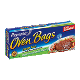 Reynolds Oven Bags oven bags for meats up to 8 lbs, 16 in x 17.5 in Left Picture